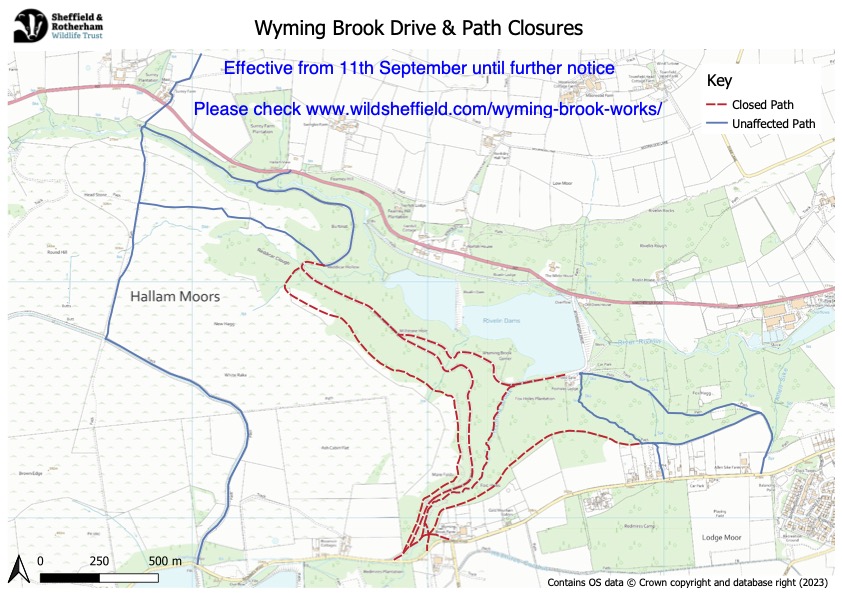 TTRO Wyming Brook Drive and Path Closures winter 2023 24 with date